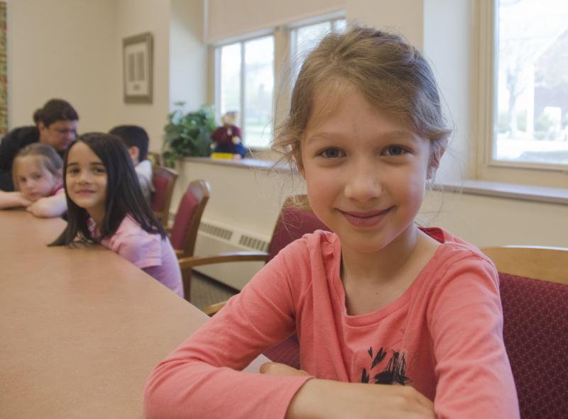 Ava Barrows, a second grade: What do you like best about your mom? "She’s really nice, and she helps me out with my homework when I get stuck." Is your mom funny? "She’s funny...not usually on purpose. She walks into walls sometimes." BY GEORGIA SPARLING